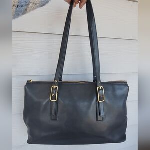 Coach Vintage Black Legacy West Zip Satchel (no. 9849)